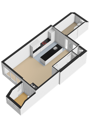 Floorplan - Galjoen 29 19, 8243 LA Lelystad
